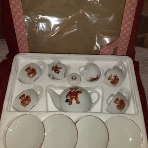 Children's Porcelain Tea Set & Gift